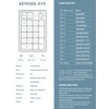 TISHLED Wireless Mechanical Numpad Barebones Kit, Gasket Programmable Macro Numeric