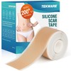 Extra Long Silicone Scar Sheets (1.6” x 200” Roll-5M), Silicone