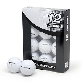Second Chance Recycled Lake Golf Balls, 12 Pack - Grade A for Srixon Soft Feel Golf Balls, White