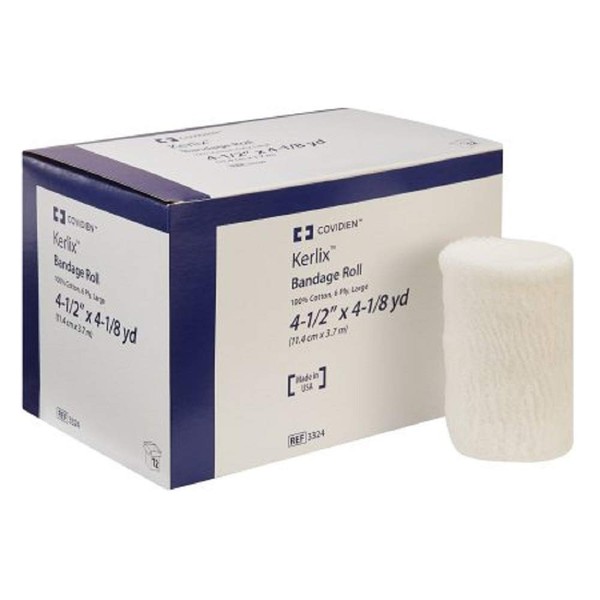COVIDIEN Conforming Dressing Kerlix Gauze 6-Ply 4 1/2" X 4 1/10 Yard Roll (#3324, Sold Per Pack)