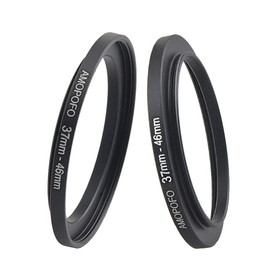 37 to 46 mm Metal Filter Ring, 37-46 mm Step Up Filter Adapter Ring - from Camera Lens with 37 mm Filter Thread to 46 mm Filter Ring (37 to 46 mm)