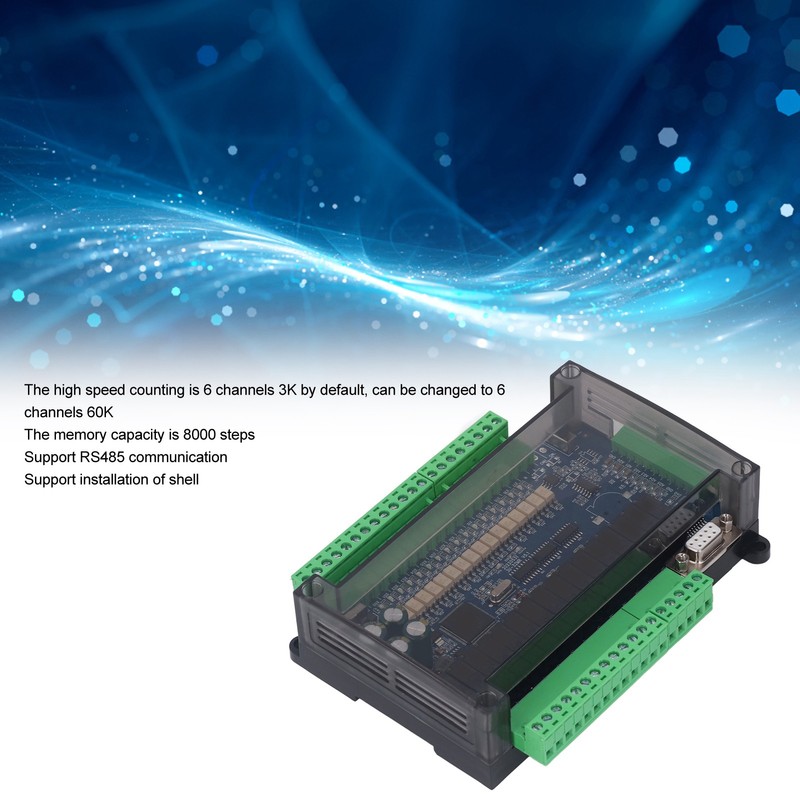 Programmable Logic Controller 16 In 16 Out Support RS485 Strong