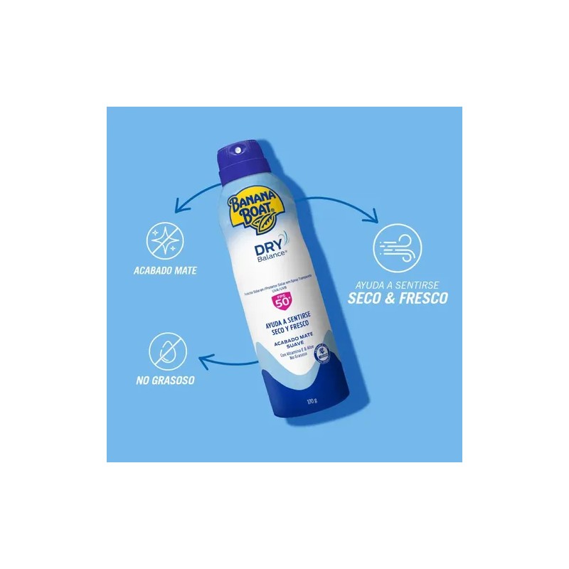 Protector Solar Banana Boat Dry Balance Fps50 170g (220ml)
