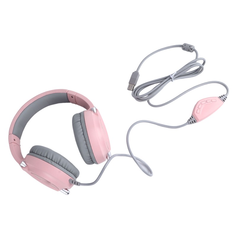 Gaming Headset 7.1 Sound RGB Light 50mm USB Powerful Bass