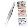 Healeved Meibomian Gland Expressor Angled Pointed Tweezers Metal for Eye