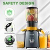 SPZTJK Cold Press Juicer, 5.3'' Wide Feed Chute Juice Extractor