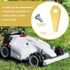 Pack of 36 Robotic Lawnmower Blades, High-Quality Titanium Replacement Blade,