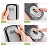 KeeKit Key Lock Box, Key Safe Box with Removable Shackle,