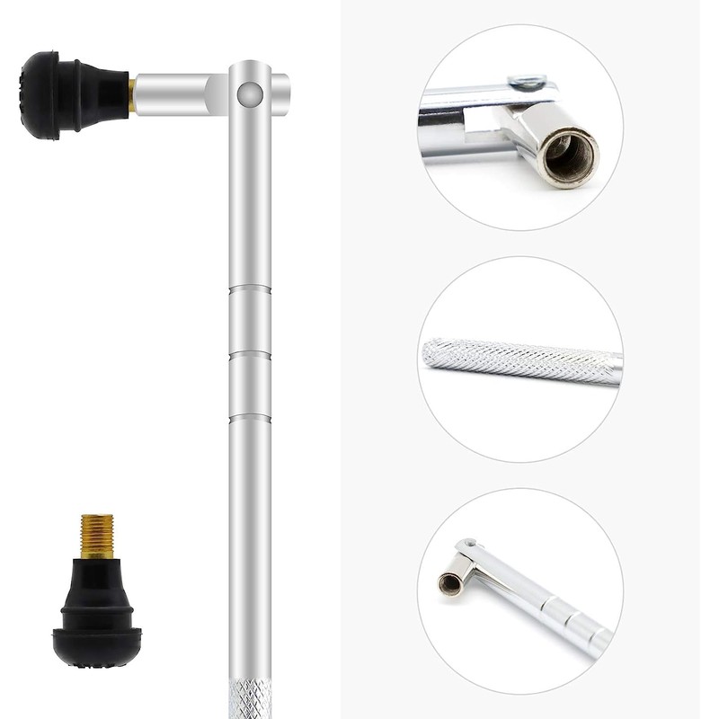 ZHSMS Valve Stem Puller Installer Tool, 5Pcs TR412, 5Pcs TR413,