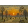 Greetingles Lowry-Style Framed Print. Beautiful Black Ash Frame. Various Designs