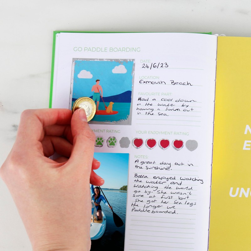 My Dog Journal Activity Scratch Book from Gift Republic Pet