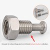 M8 to M12 Thread Adapter Pack of 10 Reducer Piece