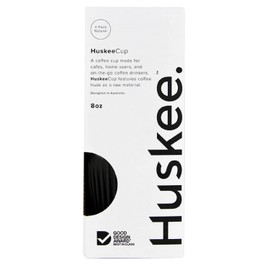 Set of 4 Husky Cups Coffee Cups Tumblers No Lids 230ml (8oz) Charcoal HC08C04