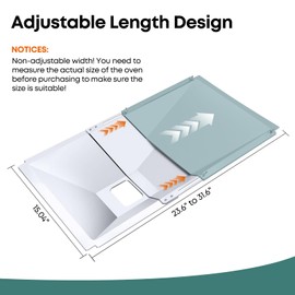 okkbiys Universal Grease Tray with Catch Pan fits Nexgrill, Charbroil, Dynaglo, Kenmore, BHG, Grill Master, Backyard, Uniflame, Expert Gas Grill, Adjustable Drip Pan for 3/4/5 Burner Gas Grill