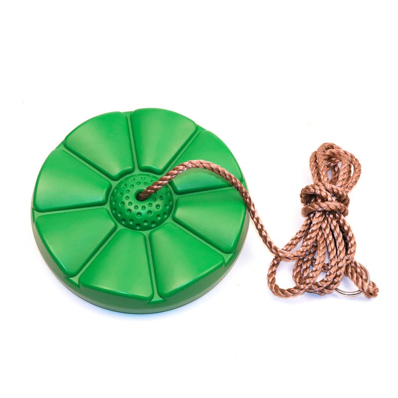 Heavy Duty Plastic Disc Tree Swing with PE Rope for