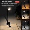 Ruoaueob Rechargeable Reading Light, 10LED Beads with 3 Color Temperatures