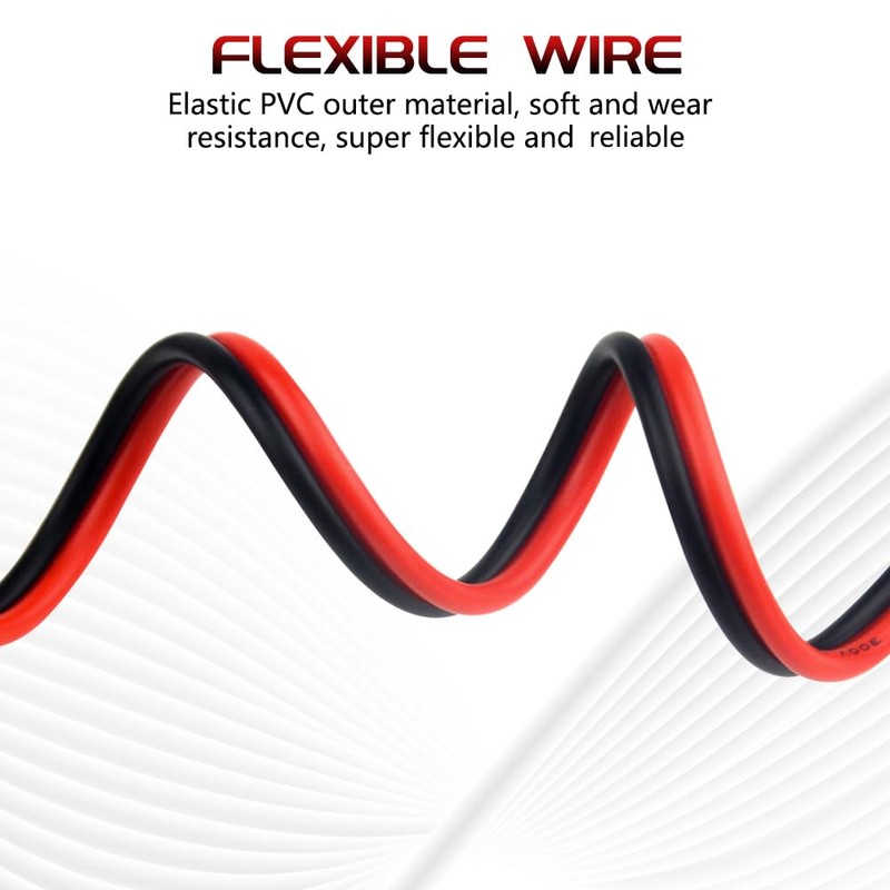 WMYCONGCONG 4 PCS SAE Extension Cable Quick Disconnect Wire Harness