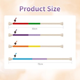 FloraVigo Catnip Toys 4 Pack Cat Chew String Chew Toys for Cats Individually Interactive for Cat Dental Care and Dental Training