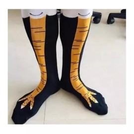 CUPRISHDIKALUR STORE Divertidas Piernas Calcetines Rodilla Calceta Patas De Pollo