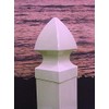 Little Outdoor Creations 3.5" x 3.5" Gothic Post Cap White