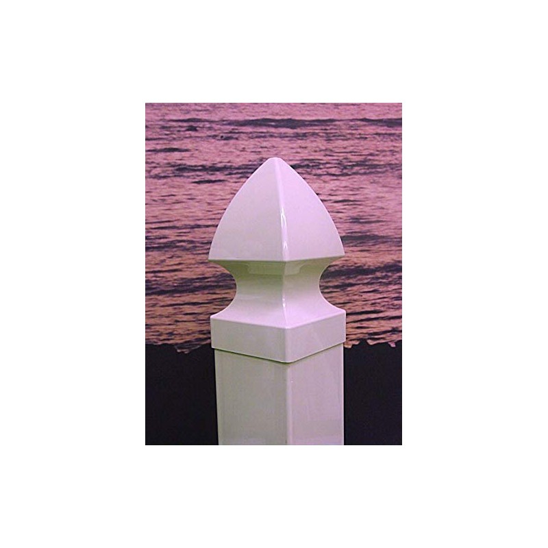 Little Outdoor Creations 3.5" x 3.5" Gothic Post Cap White