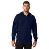 Gildan Heavy Blend Full-Zip Hooded Sweatshirt, Navy, Large