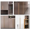 BokWin 6Pcs 80mm/3.15" Modern Style Finger Edge Pull, Aluminum Furniture