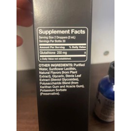 Zilis 2oz ZILIS Ultra Support Liquid Glutathione 250mg Bottle GSH mfg 05/2022