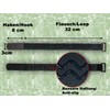 FrogJim 4 x Velcro Cable Ties 40 cm Black with