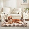 Orthopedic Dog Beds for Large Dogs Washable, Detachable Side Bolster