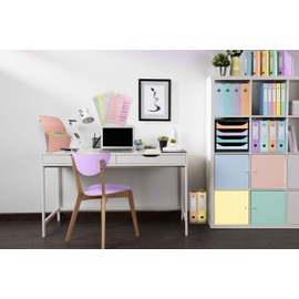 Exacompta 58560E Premium Expanding File Aquarel Made of Extra Strong Colorspan Cardboard for DIN A4 12 Compartments Elastic Closure Perfect for Storing Your Documents Organiser Folder 1 Piece Random Colour