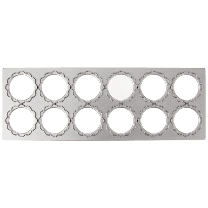 Fox Run Ravioli Maker, Flower Shaped, Aluminum, Makes 12 1.5"
