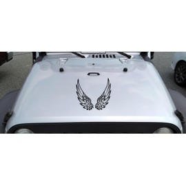 Minglewood Trading Angel Wings Vinyl Decal V7 | Custom Wing Stickers | Die Cut Sticker