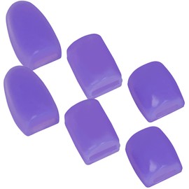 Levemolo 6pcs Sax Side Key Pad Saxophone Key Cushions Saxophone Accessories Mouthpiece Clip Sax Side Button Covers Instrument Accessory Press Pad Silica Gel Purple