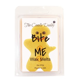 The Candle Daddy Bite Me - Gingerbread Scent - Maximum Scented Wax Cube Melts - 2 Ounces Per Package - Hand Poured in Indiana