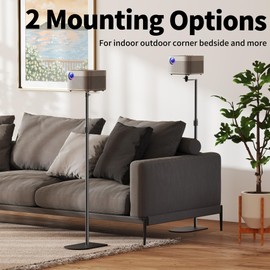 XINLEI Projector Stand, 2-in-1 Mini Projector Mount Bracket 360°Swivel, Height Adjustable, Compatible with Home Office Video Camera, PR002FP