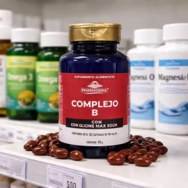Complejo B Con Glycine Max 60 Cápsulas 750 Mg Suplemento                                                                                              