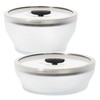 Anyday 4-Pc Microwave Cookware & Glass Food Storage Set with