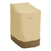 Classic Accessories Veranda Water-Resistant 25.5 Inch Stackable Patio Chair Cover