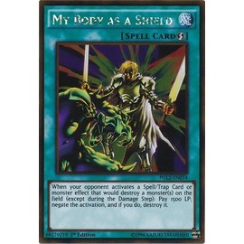 YU-GI-OH! - My Body as a Shield (PGL2-EN074) - Premium Gold: Return of The Bling - 1st Edition - Gold Rare
