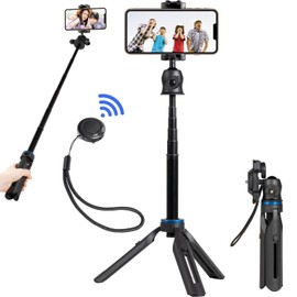 SLIK SLIK Smartphone Tripod Mobile Link Multi-Pod R II Camera Compatible Total Height 31.1 inches (790 mm) Tabletop Tripod 6-Stage Integrated Smartphone Holder Bluetooth Remote Control Included