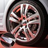 MEAJOO 4PCS Spiked Shape Tire Valve Stem Caps, Aluminum Alloy
