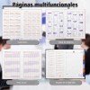 Agenda Diaria Semanal Ejecutiva Escolar Personal 2026