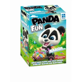 MEGABLEU | 678490 | Panda Fun | Fun for the Whole Family | With Electronic Panda Playing Music | Children's Game | For 2 to 4 Players from 5 Years | Help the Panda Fill Its Basket!