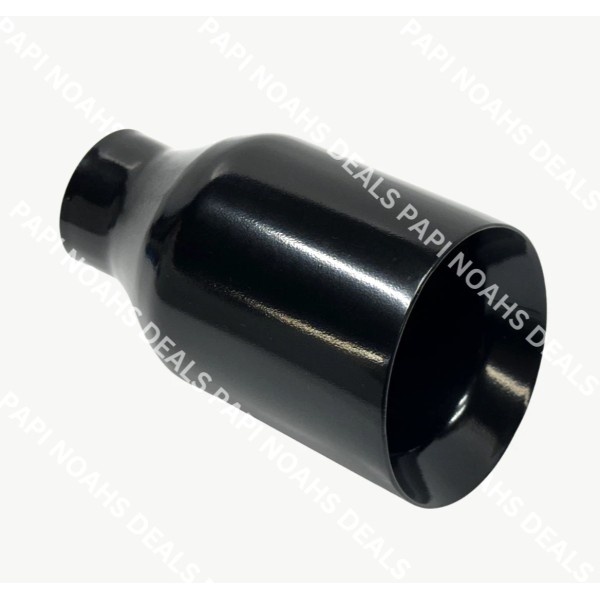 Papi Noahs Deals Black 4" Out Exhaust Tip Tailpipe 2.25"