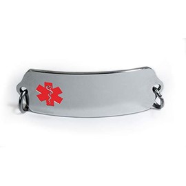 Lap Band Patient Medical ID Alert Tag with Embossed Emblem from Stainless Steel.