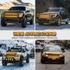 XRIDONSEN 2PCS 24 inch Truck Grill Strobe Lights Strip 288