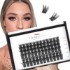 Glowingwin Individual Lashes Cluster Lashes Natural Look 10-16mm Mixed 72