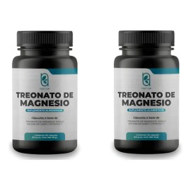 Treonato De Magnesio Pack 2 Frascos 100 Caps Cu                                                                                                       