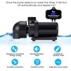 AQQA Controllable Aquarium Water Pump,85W 3200GPH Circulation Make Wave/Feed Mode/20
